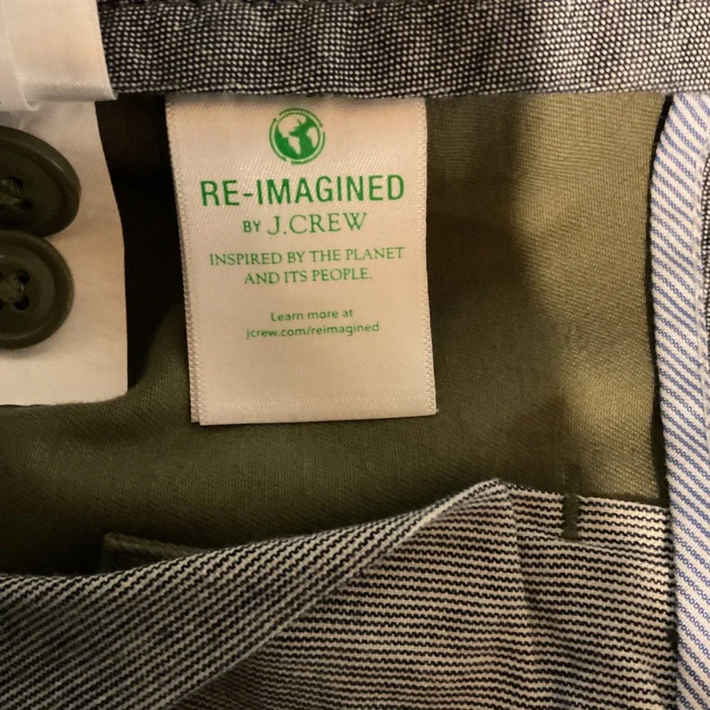 J. Crew Men's Slim-Fit Stretch Chino Classic Casual Flat Front Pants Sz  W30 L30